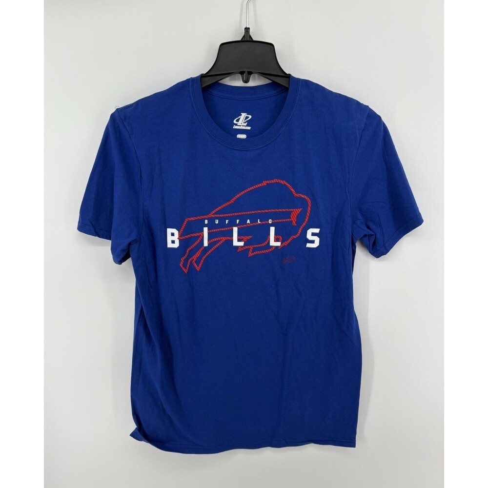 Logo Athletic Buffalo Bills T-Shirt Men's Medium Blue NFL Graphic Logo Tee